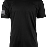 SHIRT UNION Black USA Flag Shirt