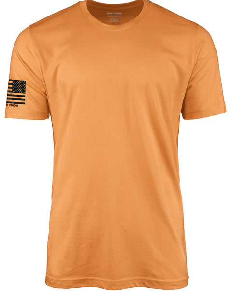 SHIRT UNION Orange USA Flag T-Shirt
