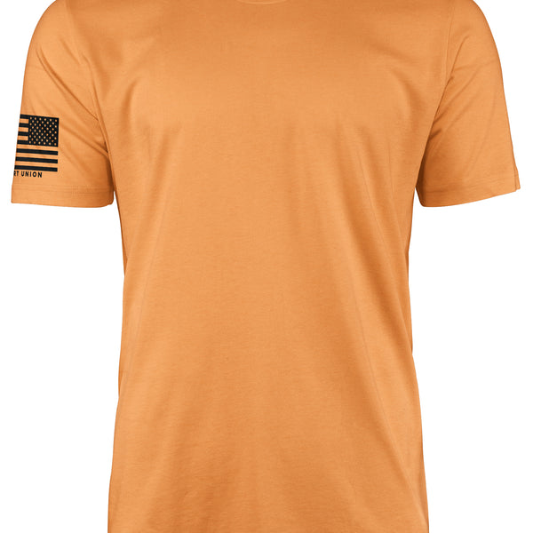 SHIRT UNION Orange USA Flag T-Shirt