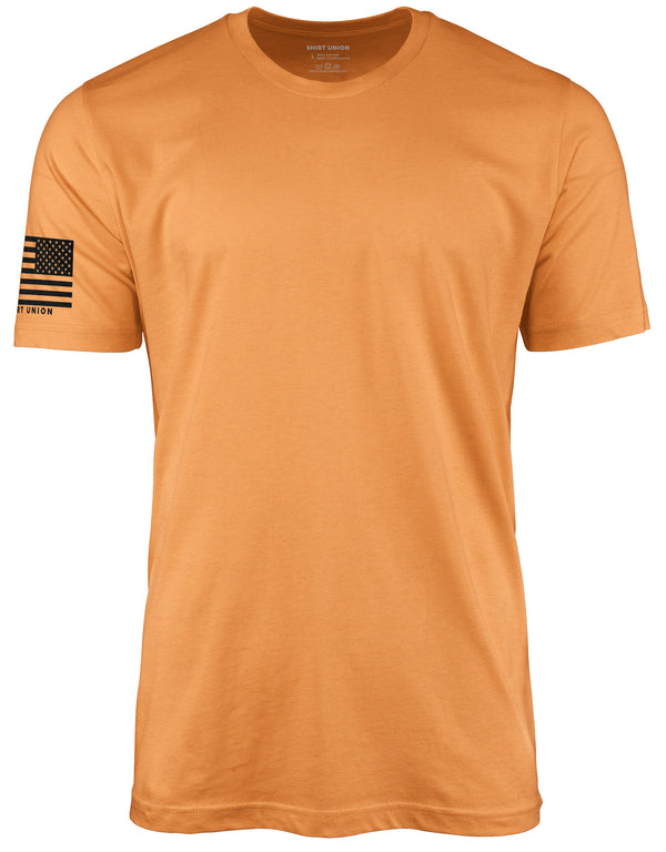 SHIRT UNION Orange USA Flag T-Shirt