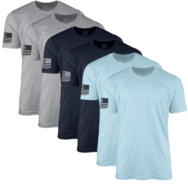 Steel & Sky Flag T-Shirt Bundle (6 Pack)