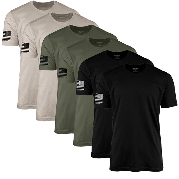 The Patriot Pack Flag T-Shirt Bundle (6 Pack)