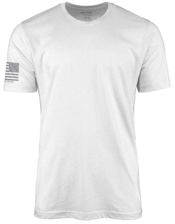 SHIRT UNION White USA Flag Shirt