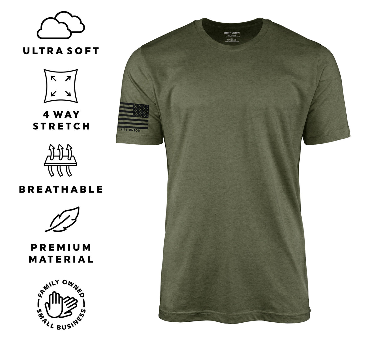 Steel & Sky Flag T-Shirt Bundle (6 Pack)