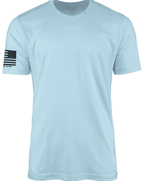 Light Blue USA Flag Shirt