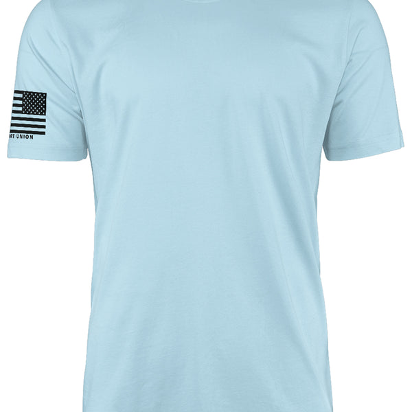 Light Blue USA Flag Shirt