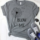 Blow Me Dark Grey T-Shirt