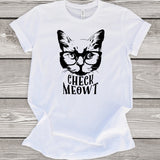 Check Meowt Cat T-Shirt