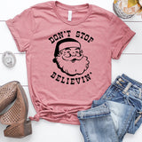 Don't Stop Believin' Santa T-Shirt