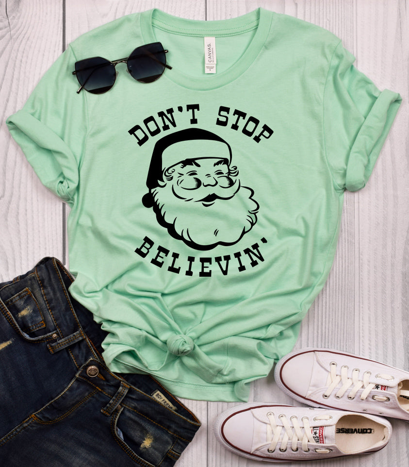 Don't Stop Believin' Santa T-Shirt