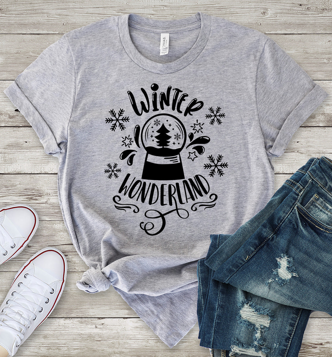 Winter Wonderland Snow Globe T-Shirt